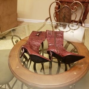 Nine West Brown leather boots